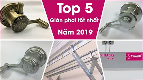 TOP 5 bộ giàn phơi thông minh tốt nhất năm 2019